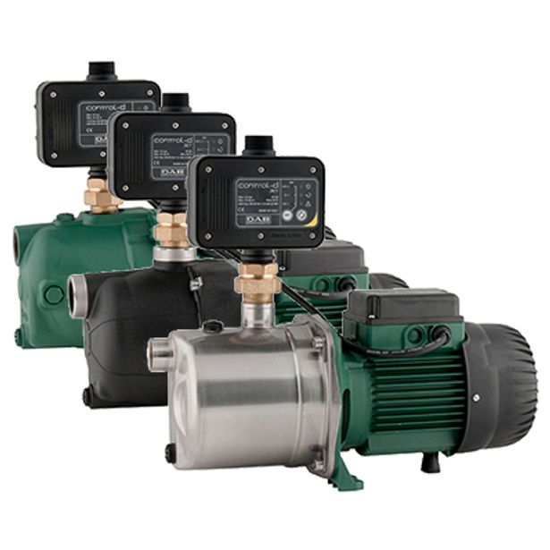 three different types of irrigation pumps